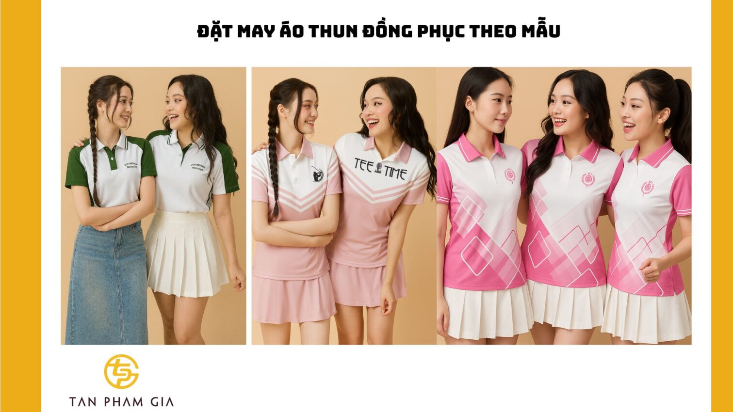 Đặt may áo thun đồng phục theo mẫu