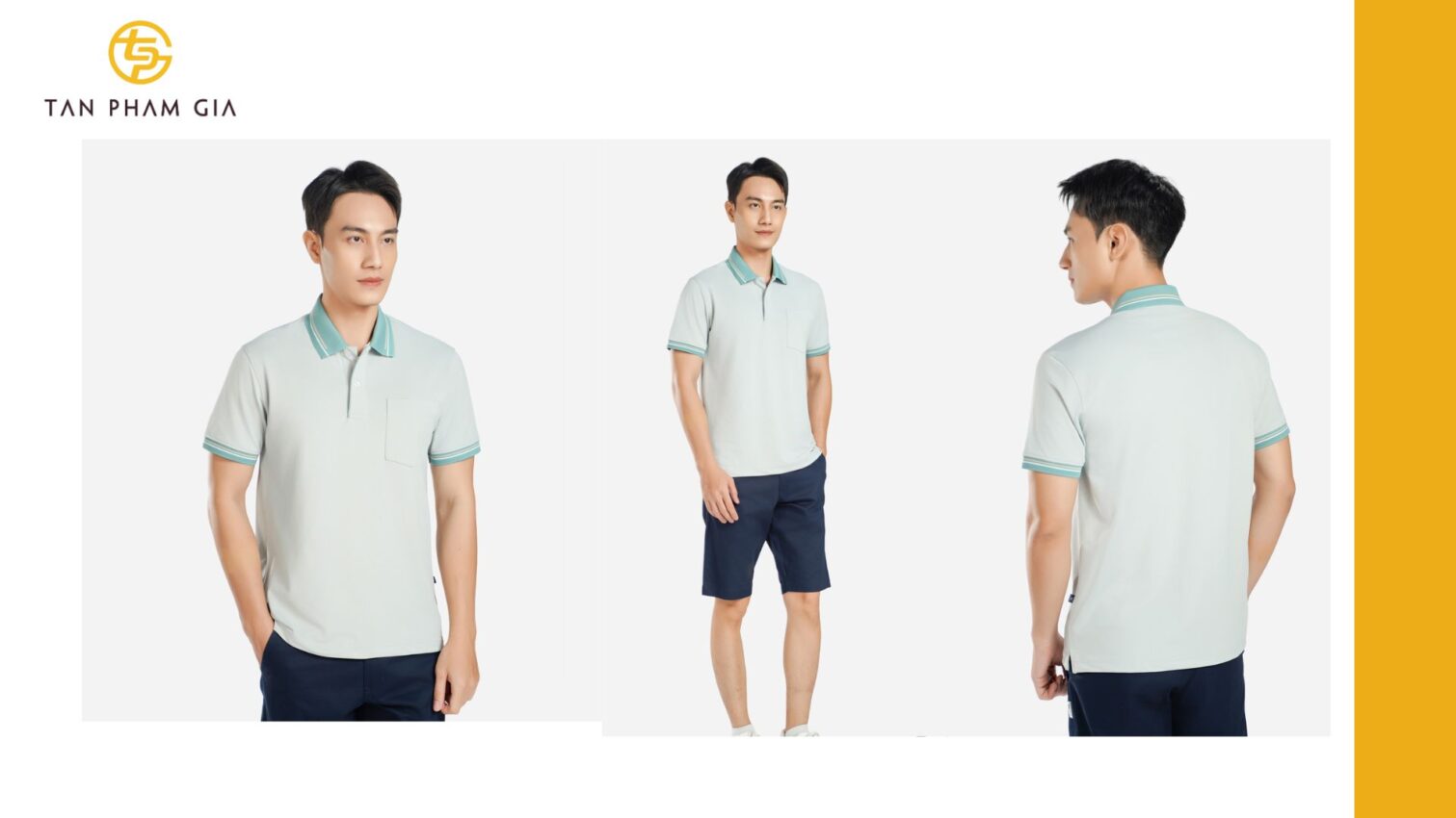 Mẫu áo thun đồng phục chất vải cá sấu bền đẹp