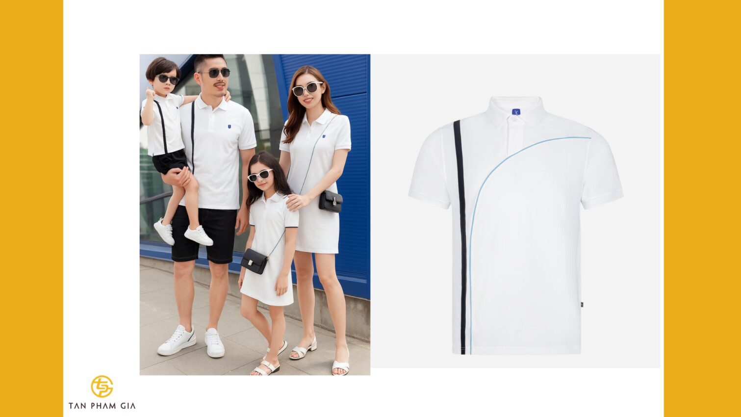 Mẫu áo thun đồng phục kết hợp quần short thể thao