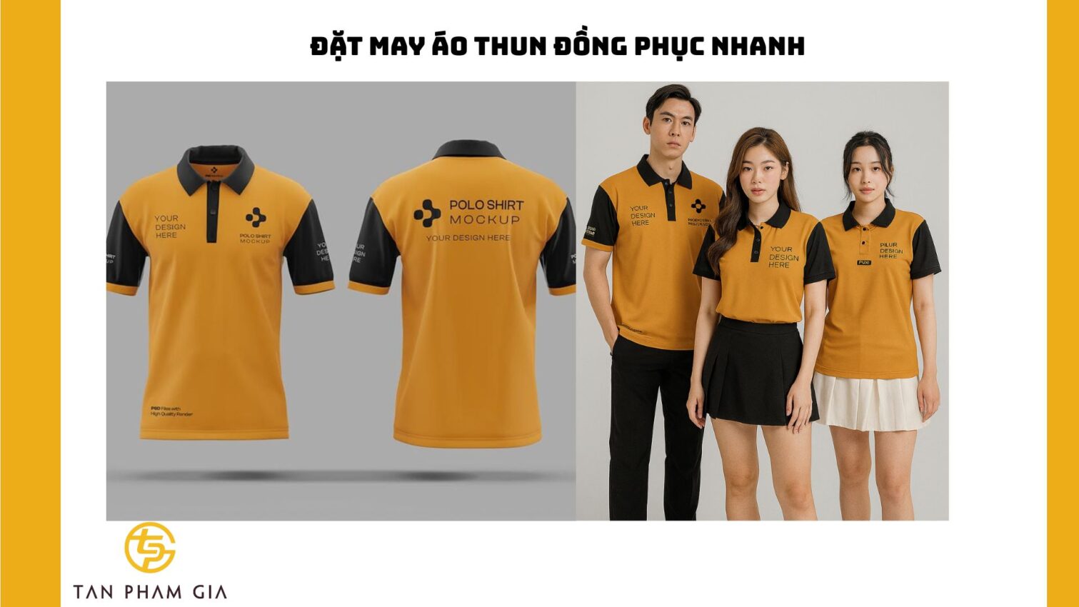 Đặt may áo thun đồng phục nhanh
