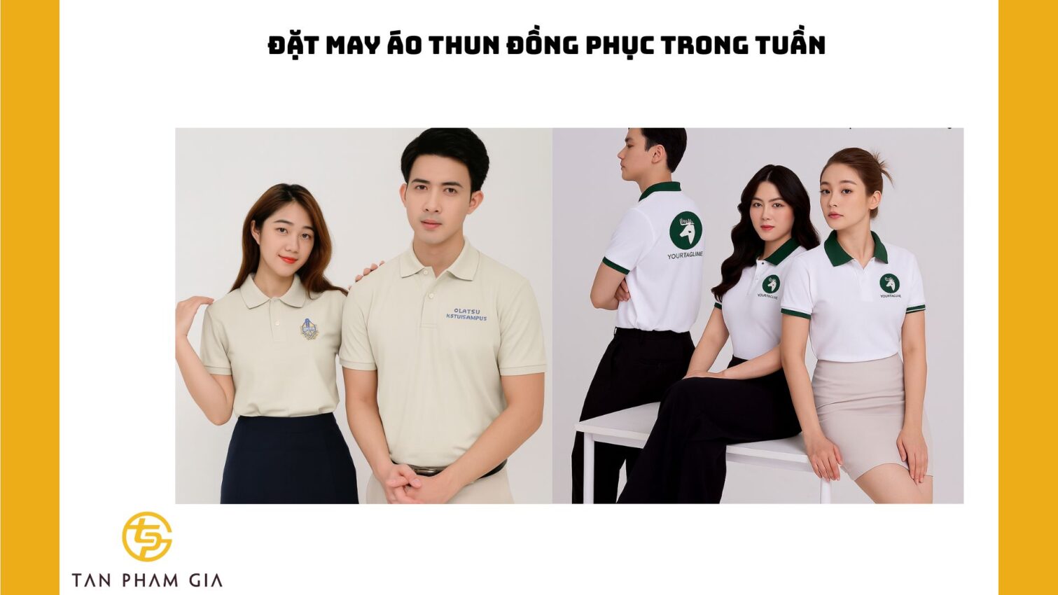 Đặt may áo thun đồng phục trong tuần