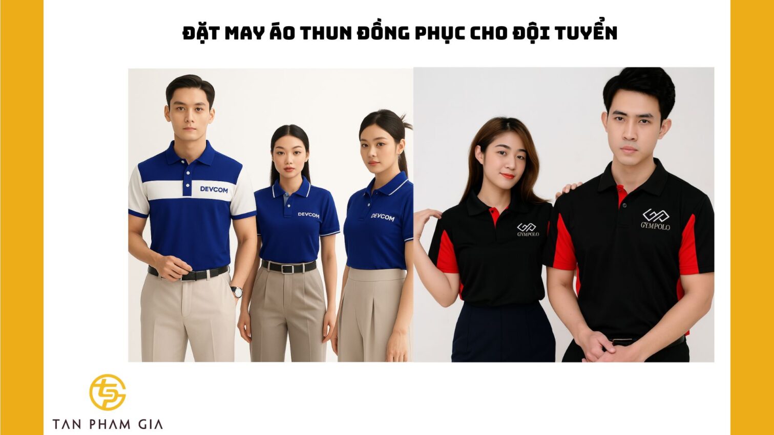 Đặt may áo thun đồng phục cho đội tuyển