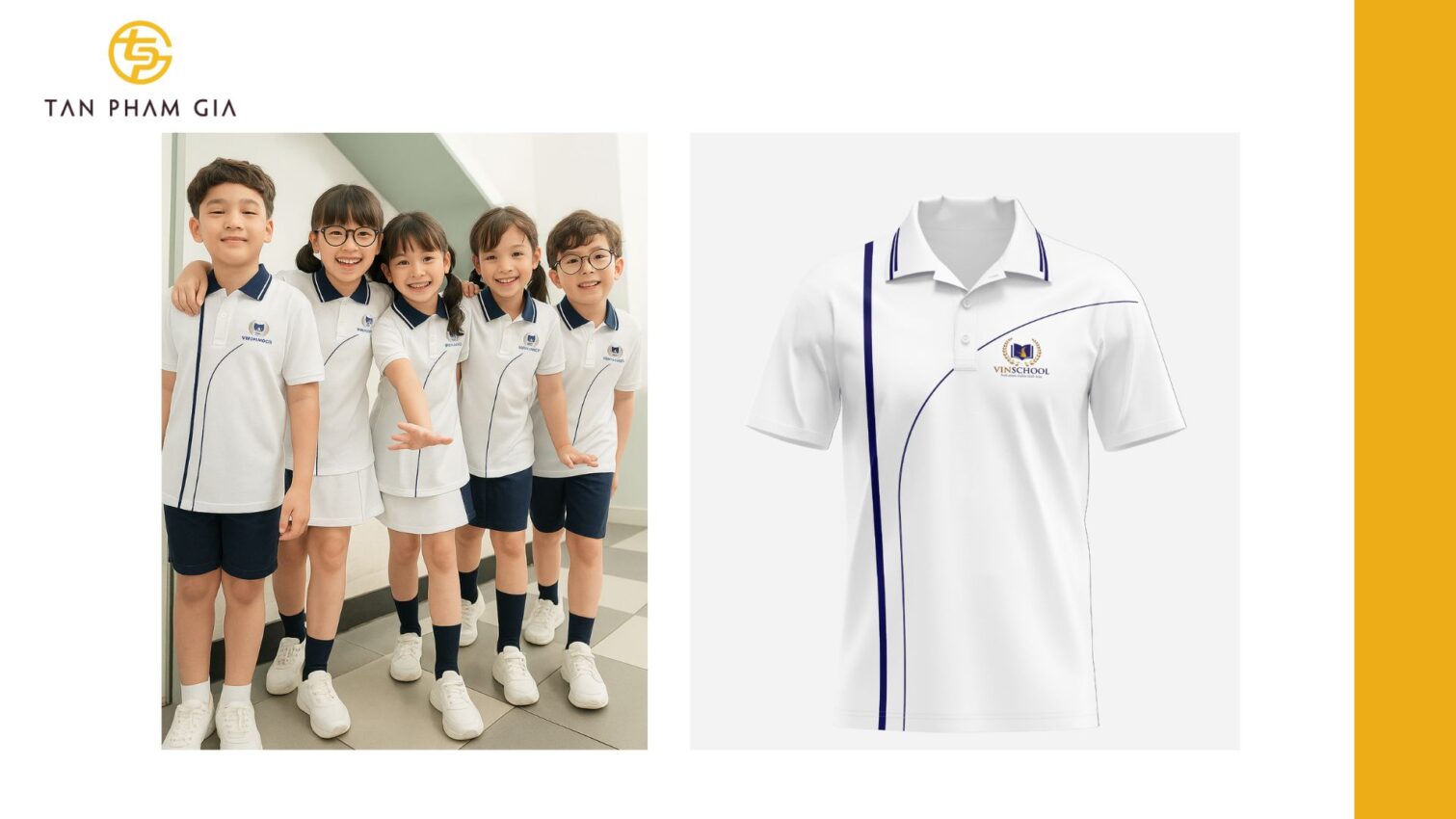 Mẫu áo thun đồng phục cho lễ tốt nghiệp học sinh