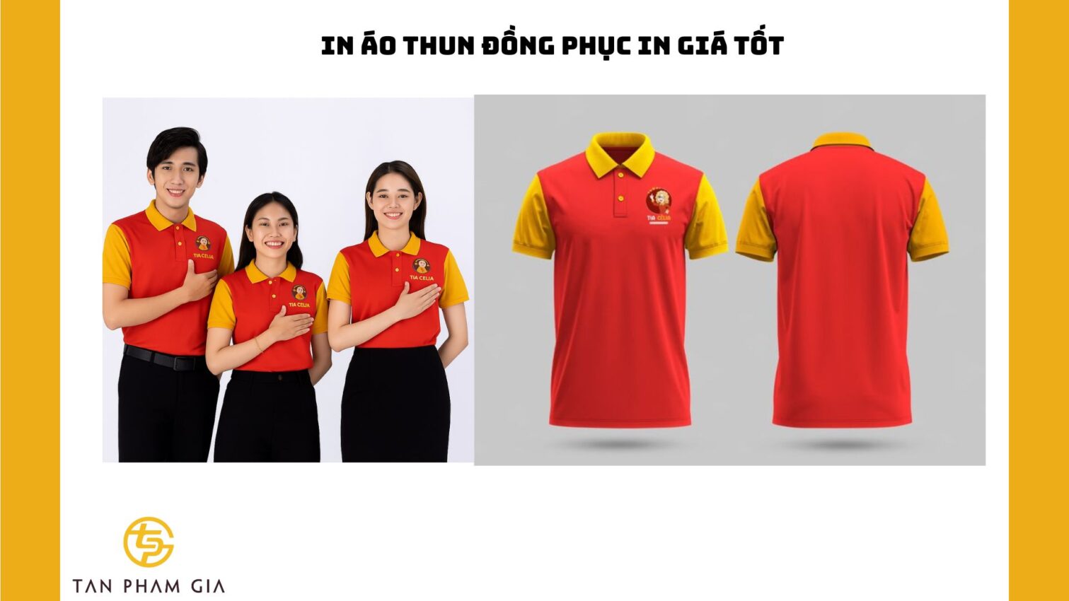 In áo thun đồng phục in giá tốt