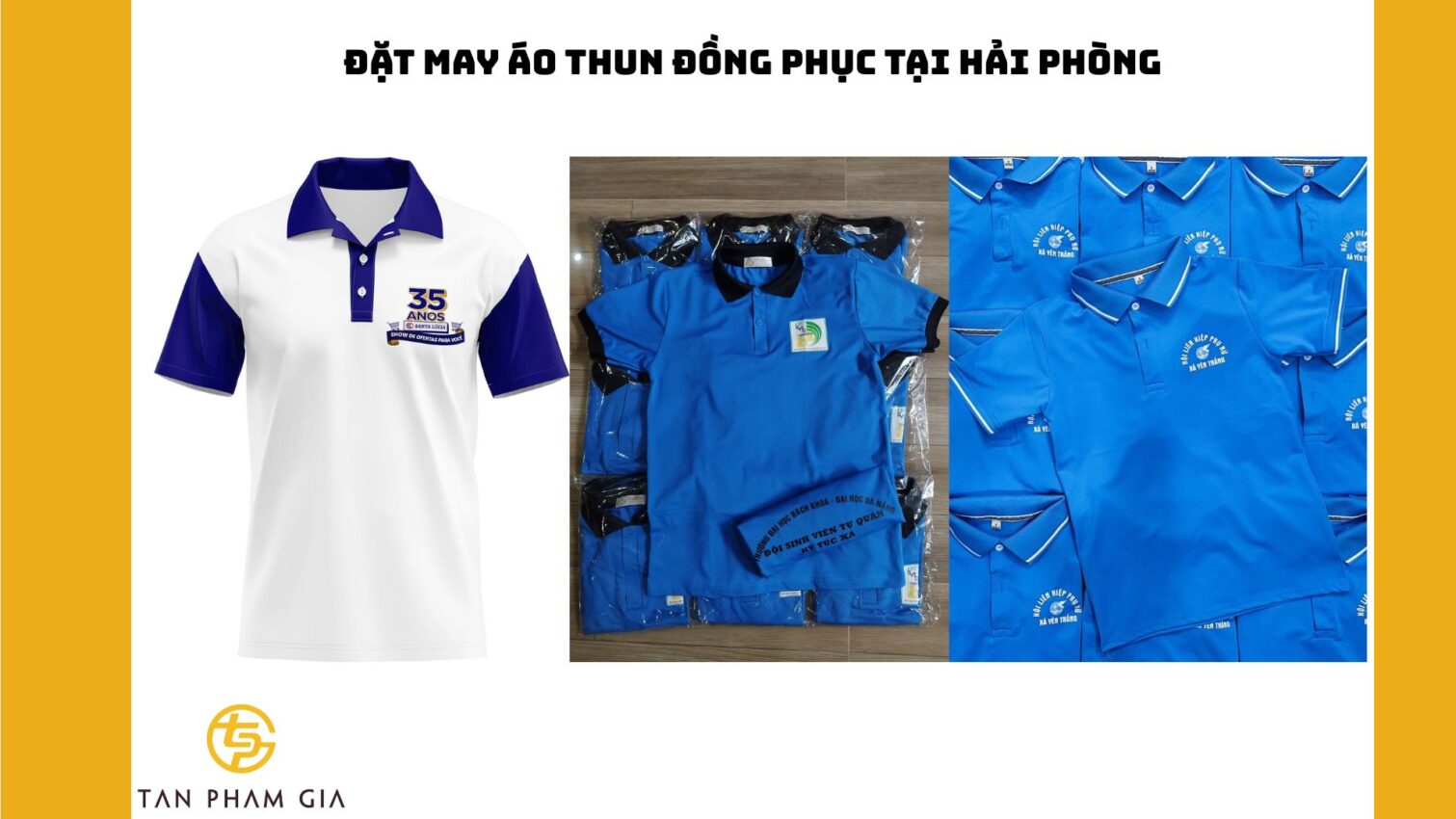 Đặt may áo thun đồng phục tại Hải Phòng
