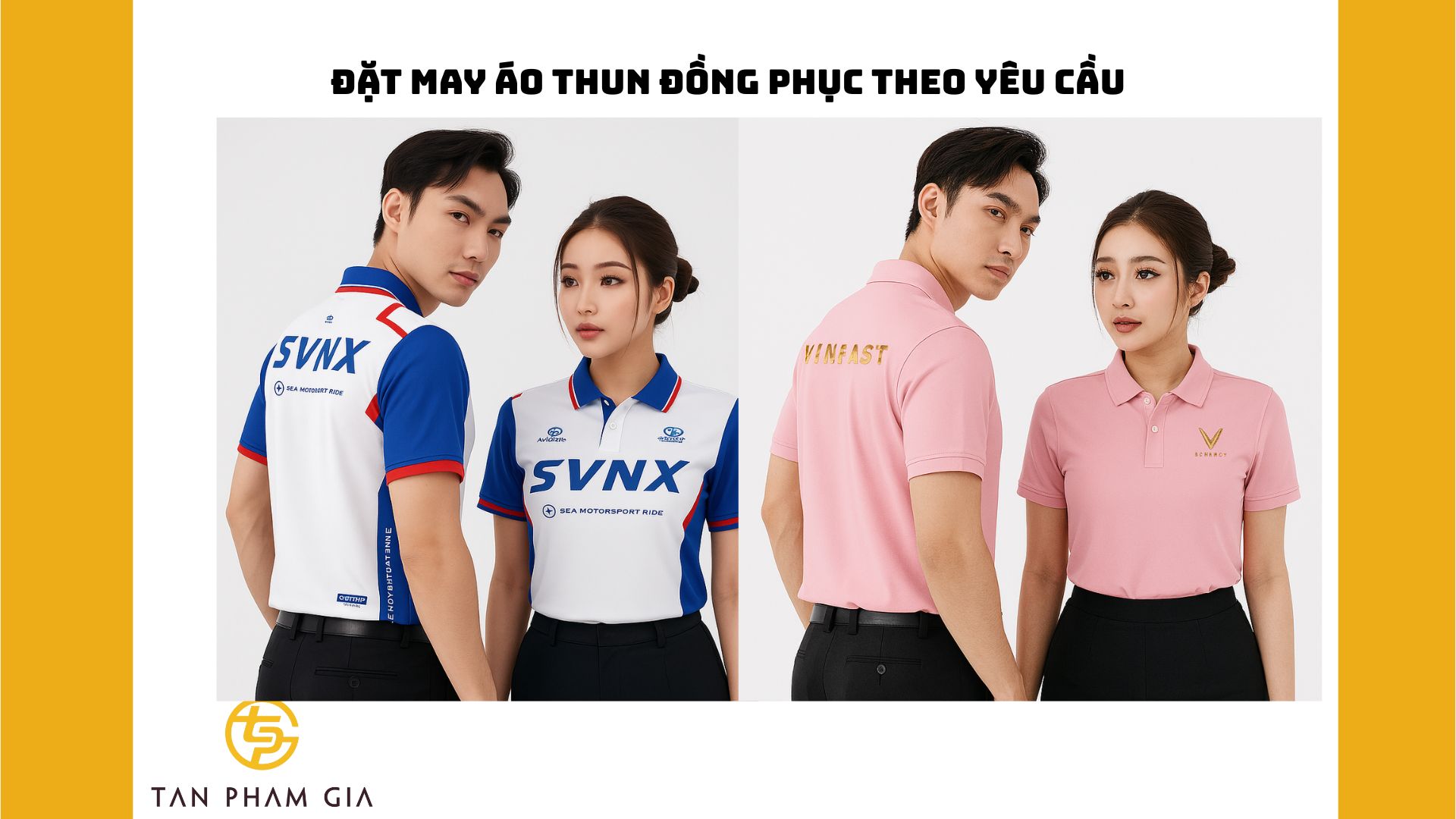 Đặt may áo thun đồng phục theo yêu cầu