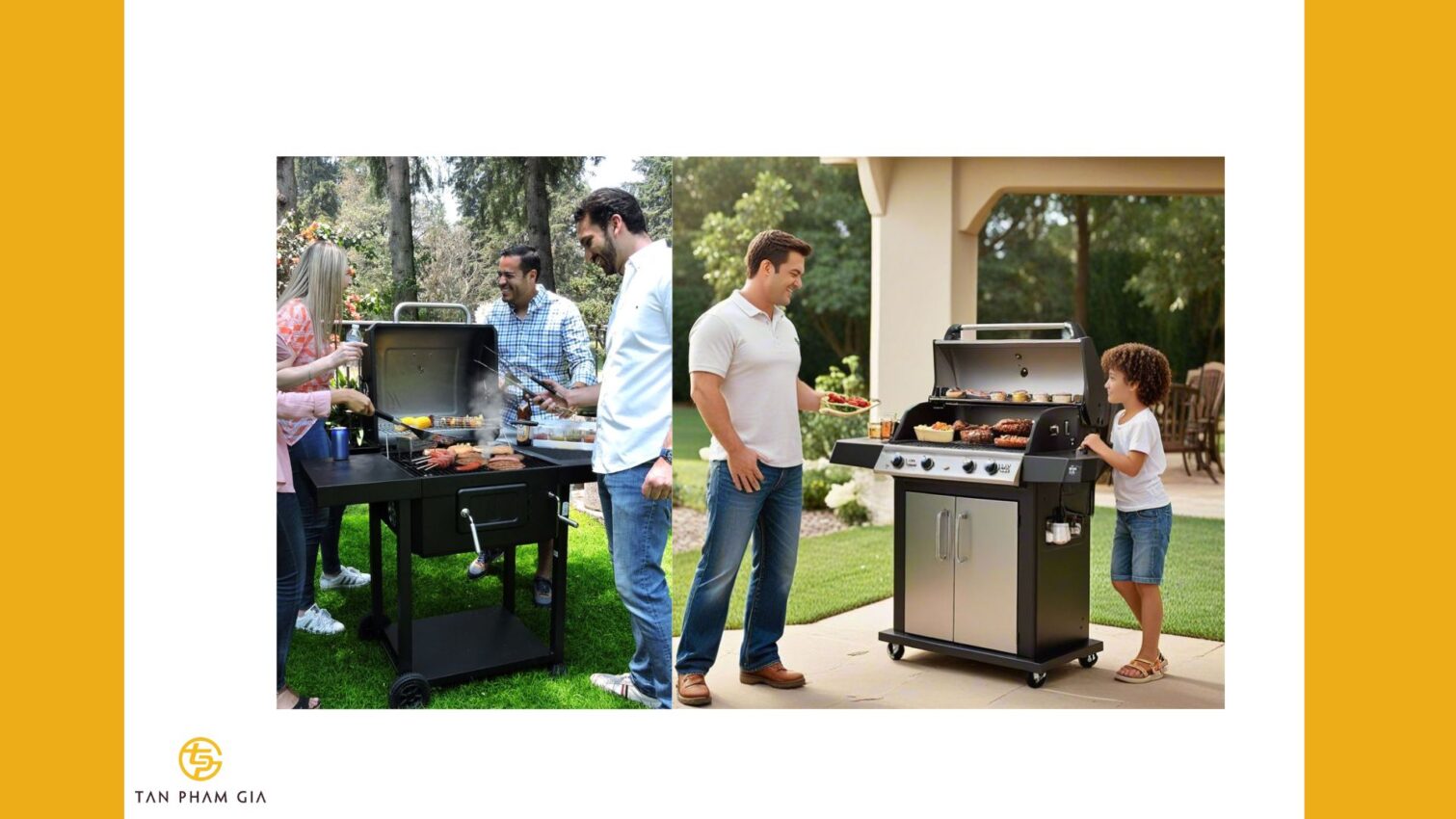 Mẫu áo thun đồng phục dành cho tiệc BBQ ngoài trời