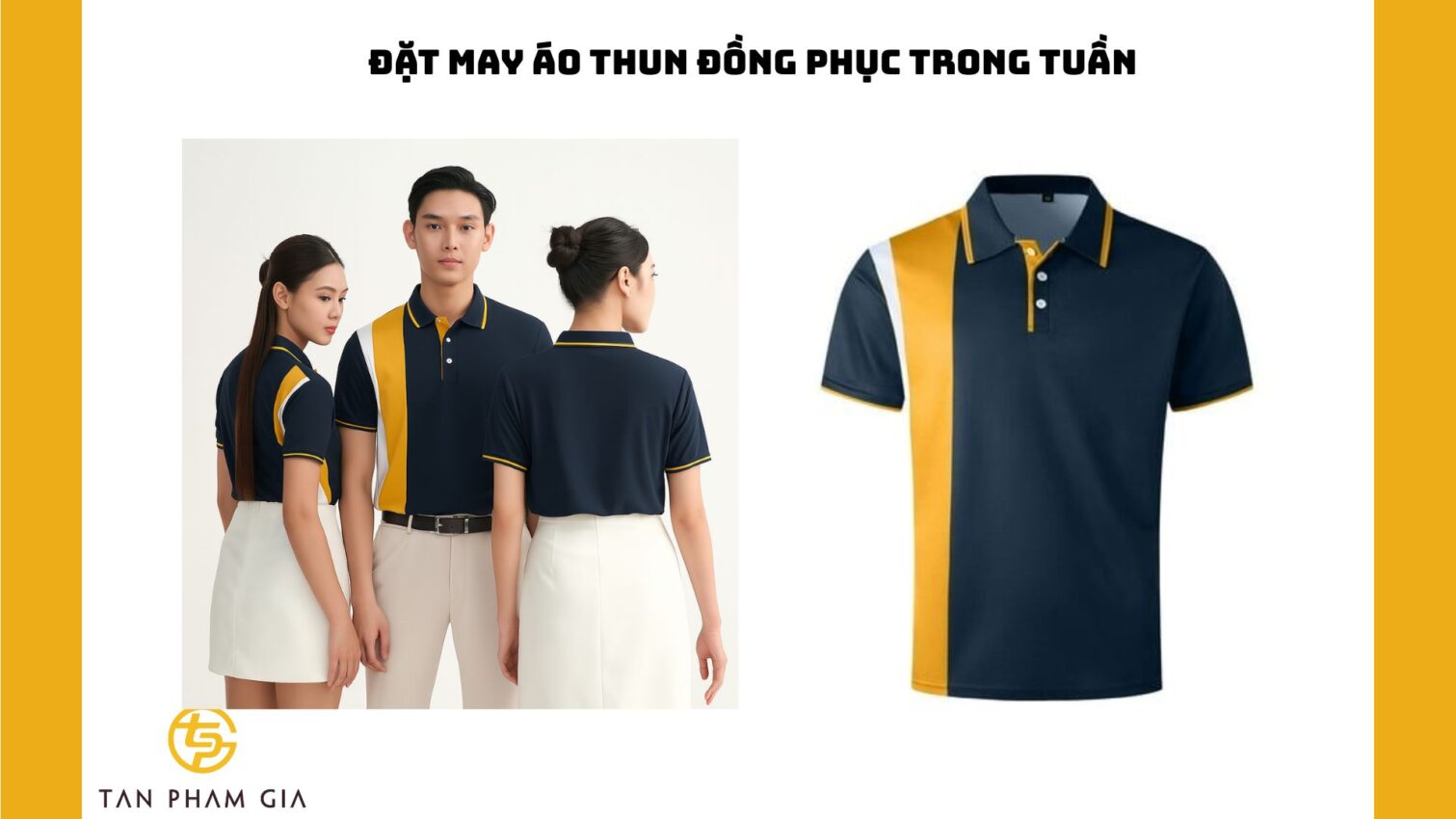 Đặt may áo thun đồng phục trong tuần