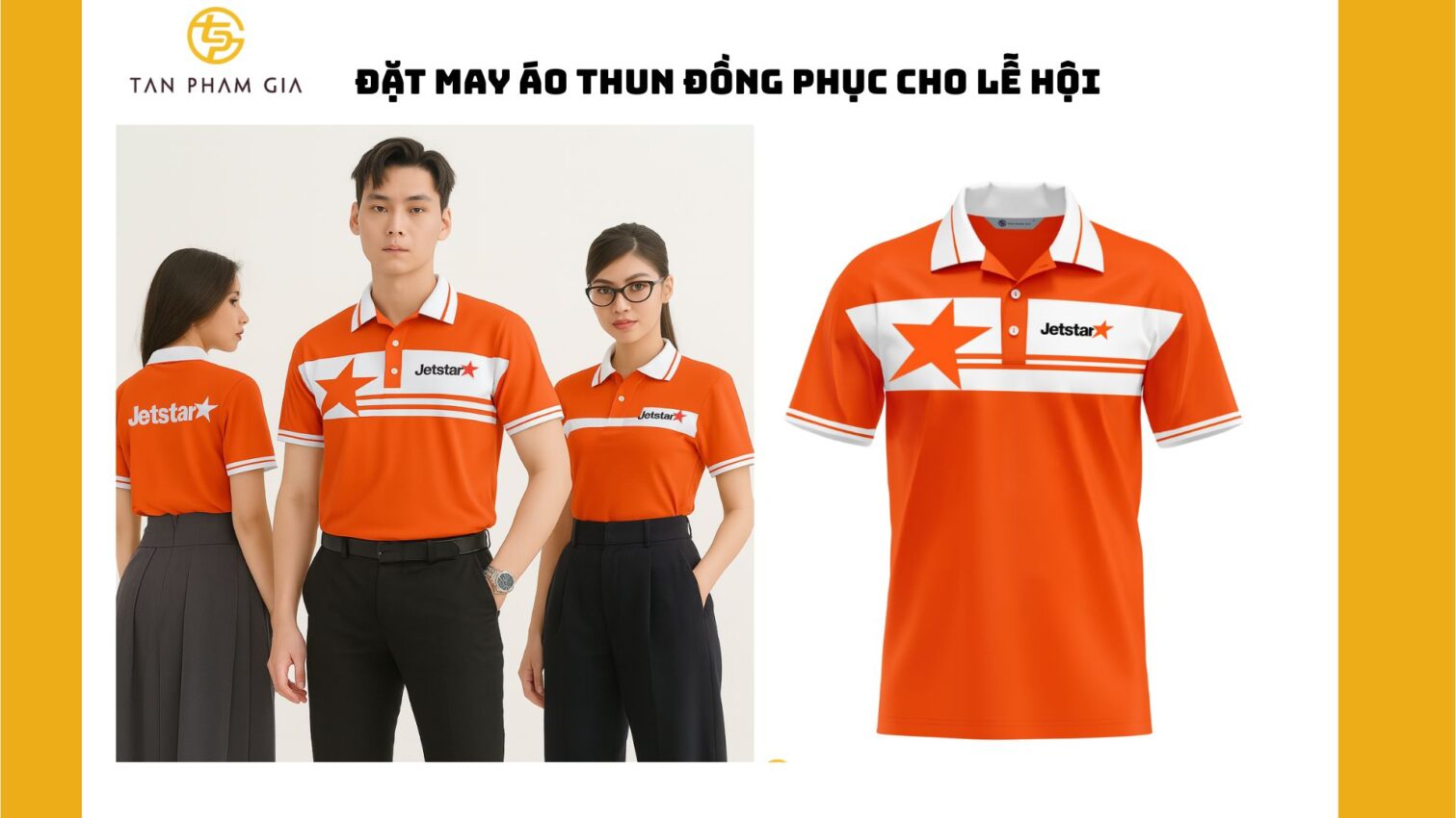Đặt may áo thun đồng phục cho lễ hội