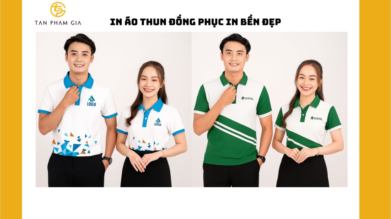 In áo thun đồng phục in bền đẹp