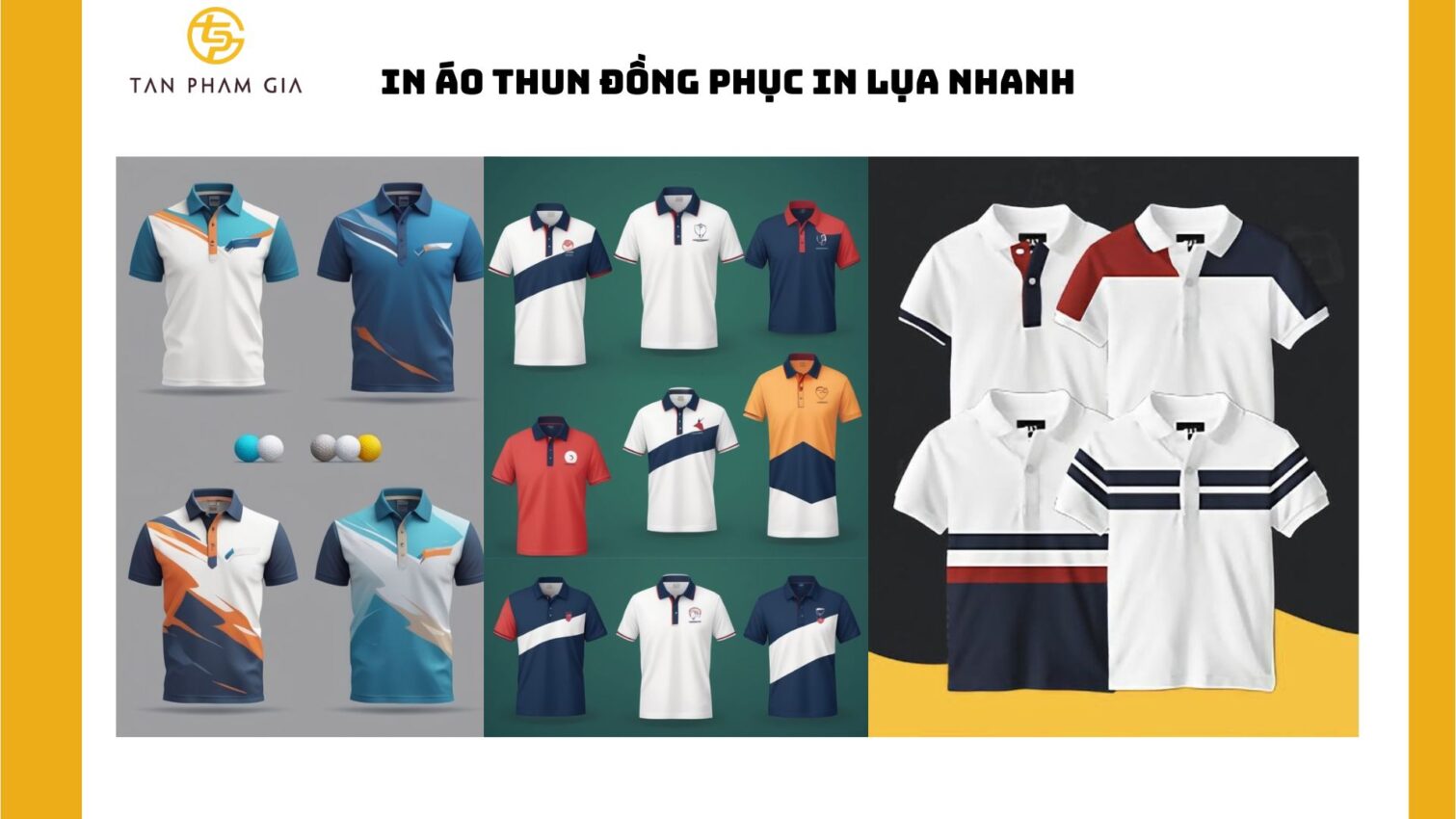 In áo thun đồng phục in lụa nhanh