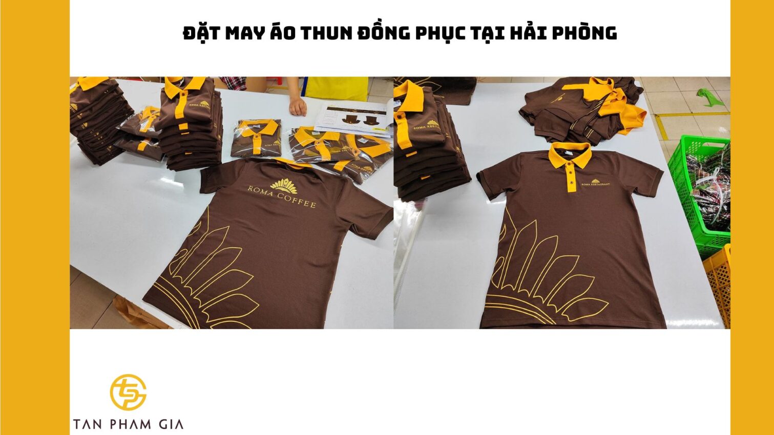 Đặt may áo thun đồng phục tại Hải Phòng