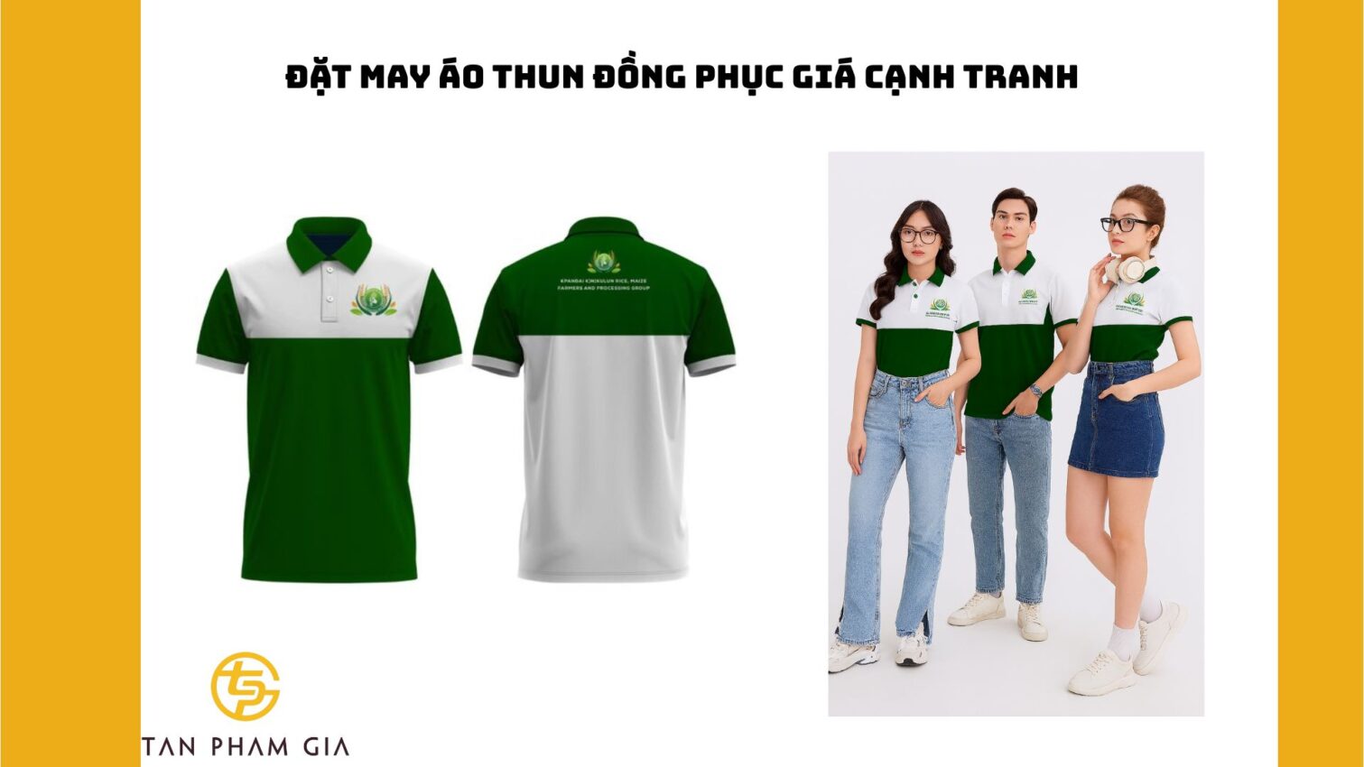 Đặt may áo thun đồng phục giá cạnh tranh