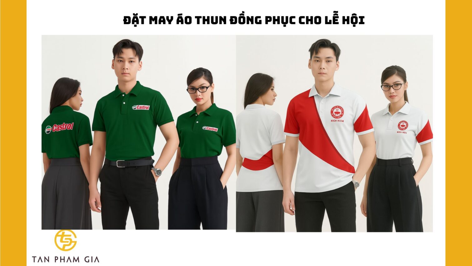 Đặt may áo thun đồng phục cho lễ hội