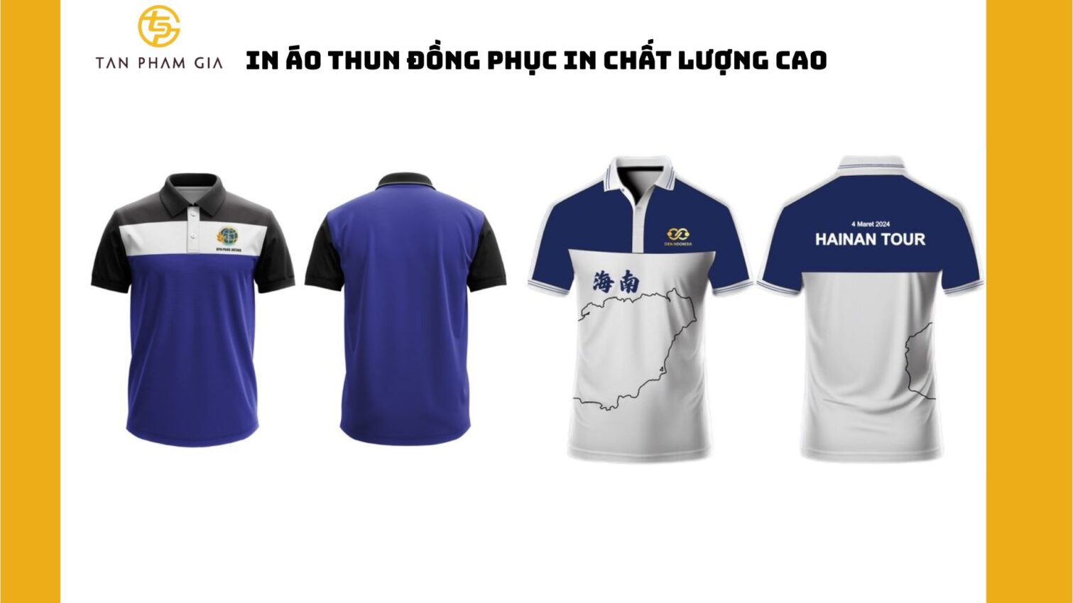 In áo thun đồng phục in chất lượng cao