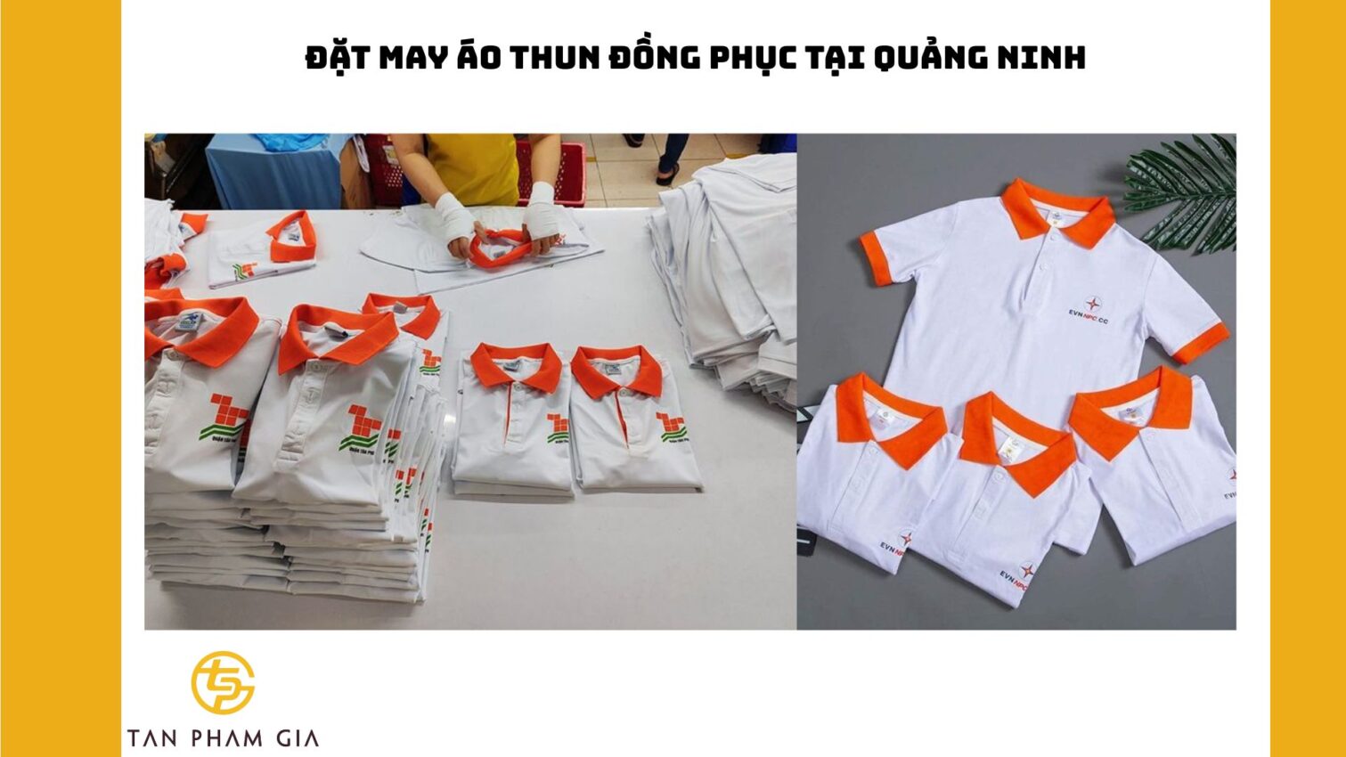 Đặt may áo thun đồng phục tại Quảng Ninh