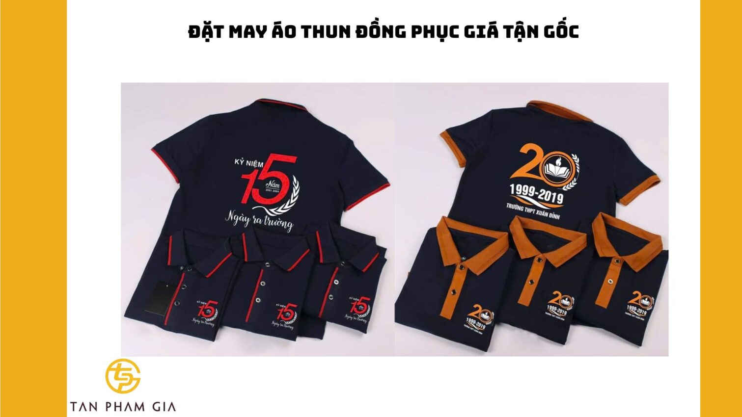 Đặt may áo thun đồng phục giá tận gốc
