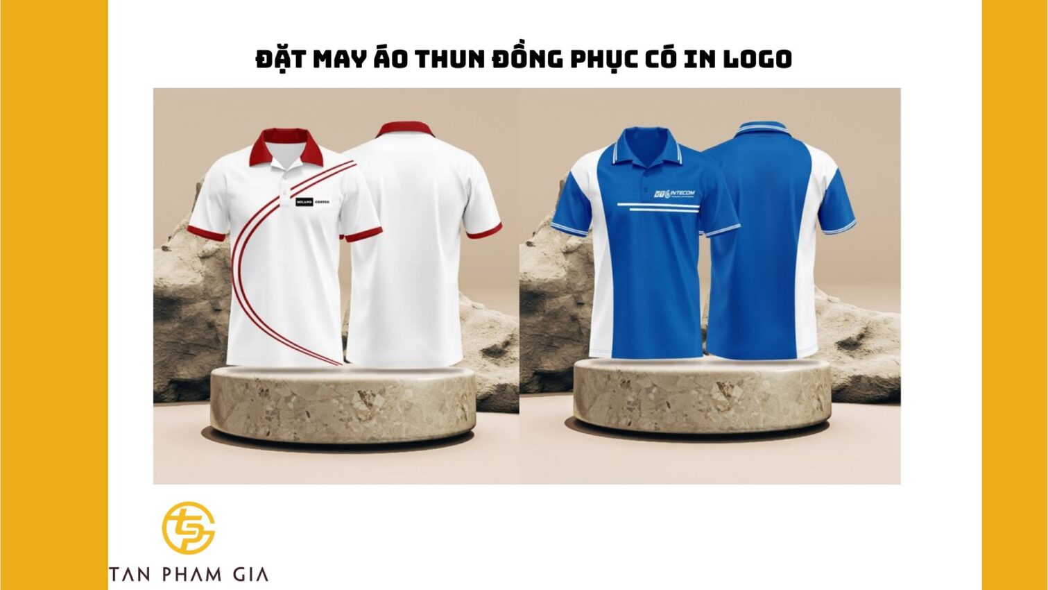 Đặt may áo thun đồng phục có in logo