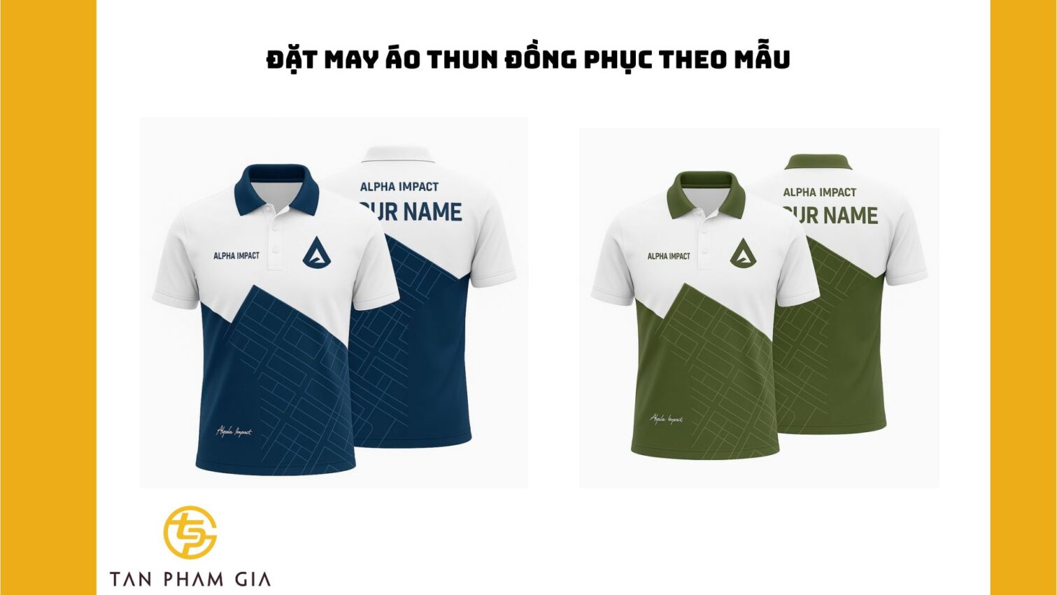 Đặt may áo thun đồng phục theo mẫu
