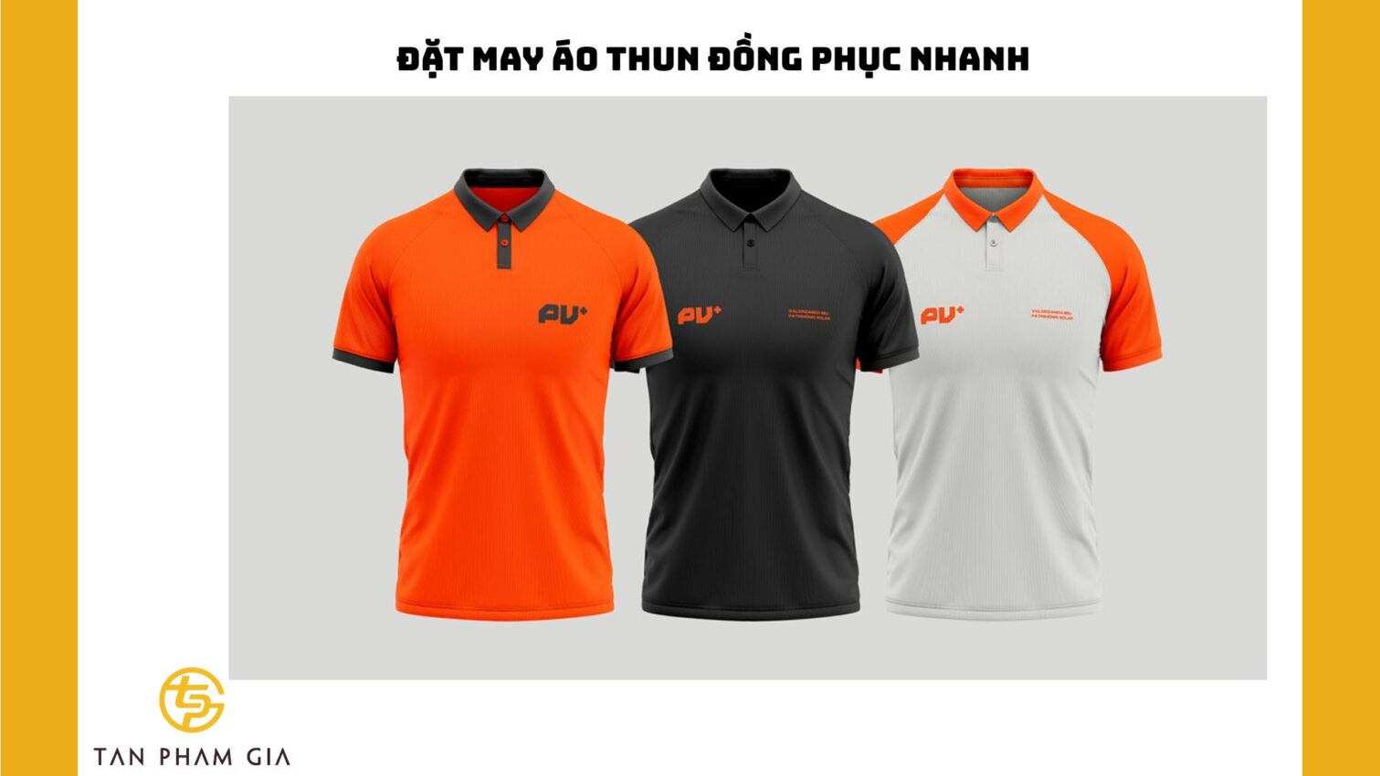 Đặt may áo thun đồng phục nhanh