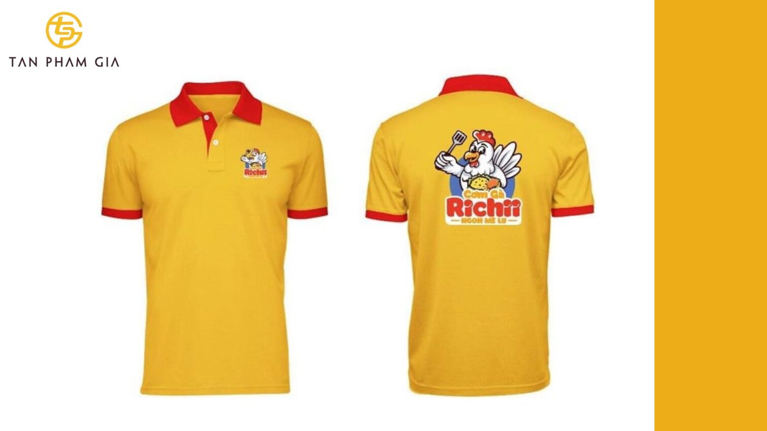 Mẫu áo thun đồng phục cho tiệm bánh ngọt dễ thương