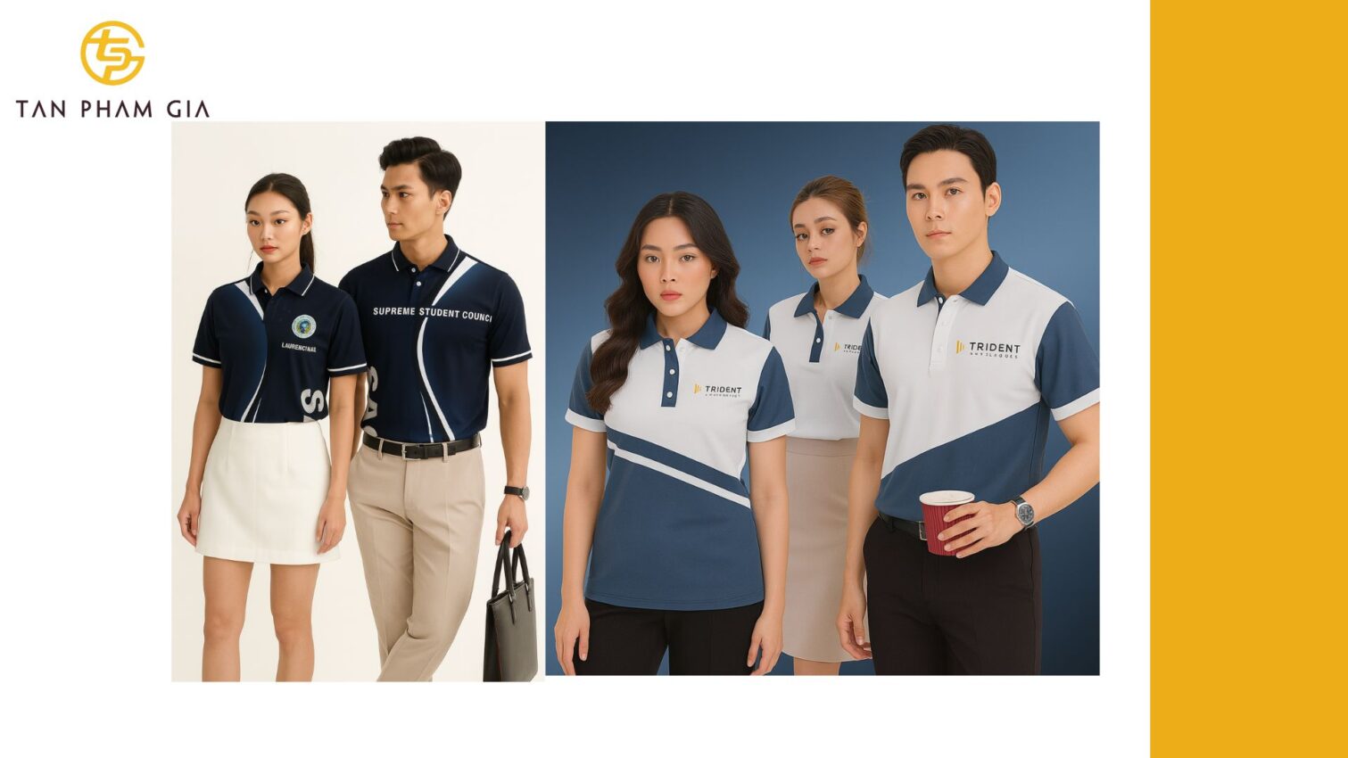 Mẫu áo thun đồng phục chất cotton co giãn 4 chiều