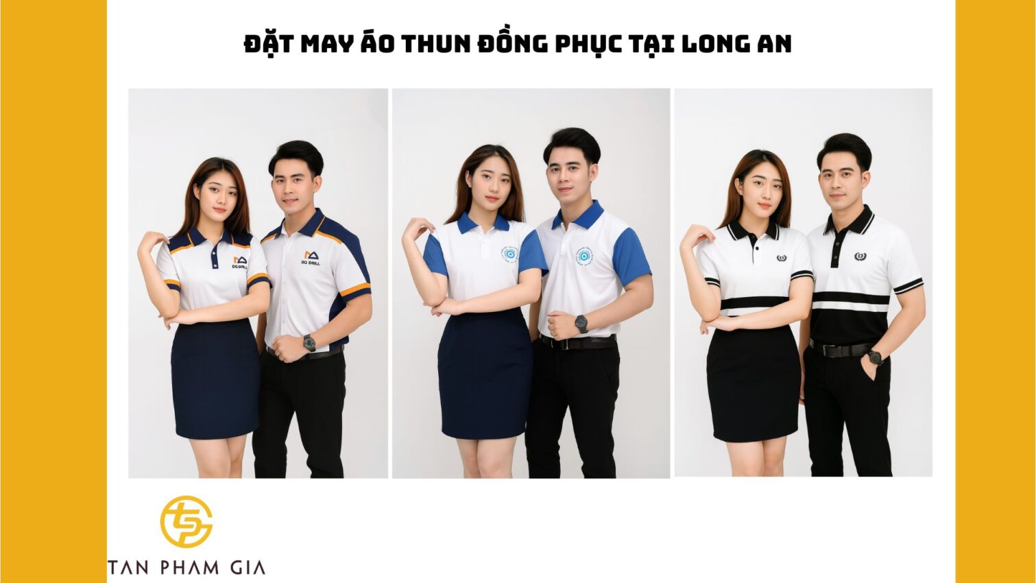 Đặt may áo thun đồng phục tại Long An
