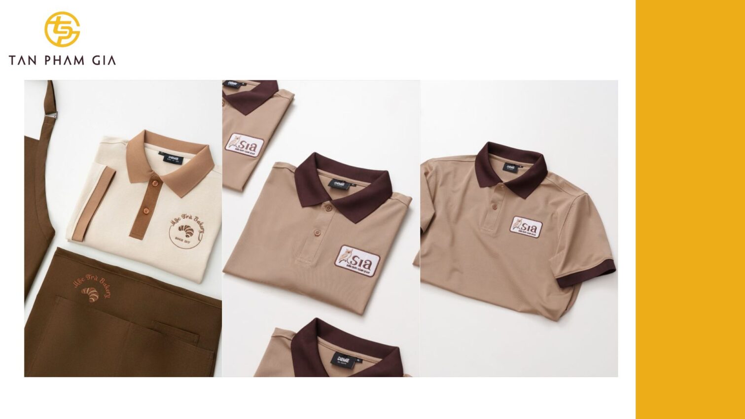 Mẫu áo thun đồng phục cho tiệm bánh ngọt dễ thương