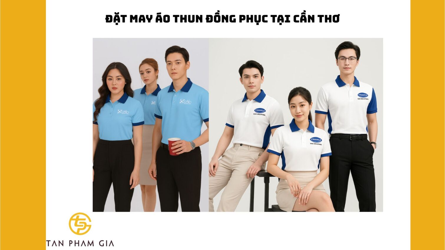 Đặt may áo thun đồng phục tại Cần Thơ