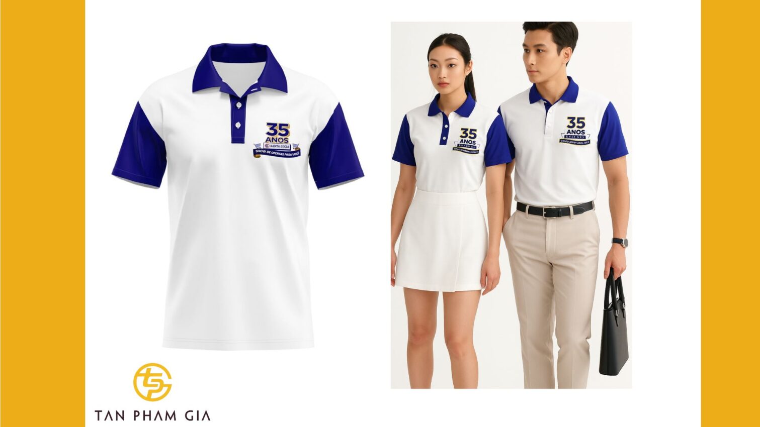 Mẫu áo thun đồng phục chất cotton co giãn 4 chiều