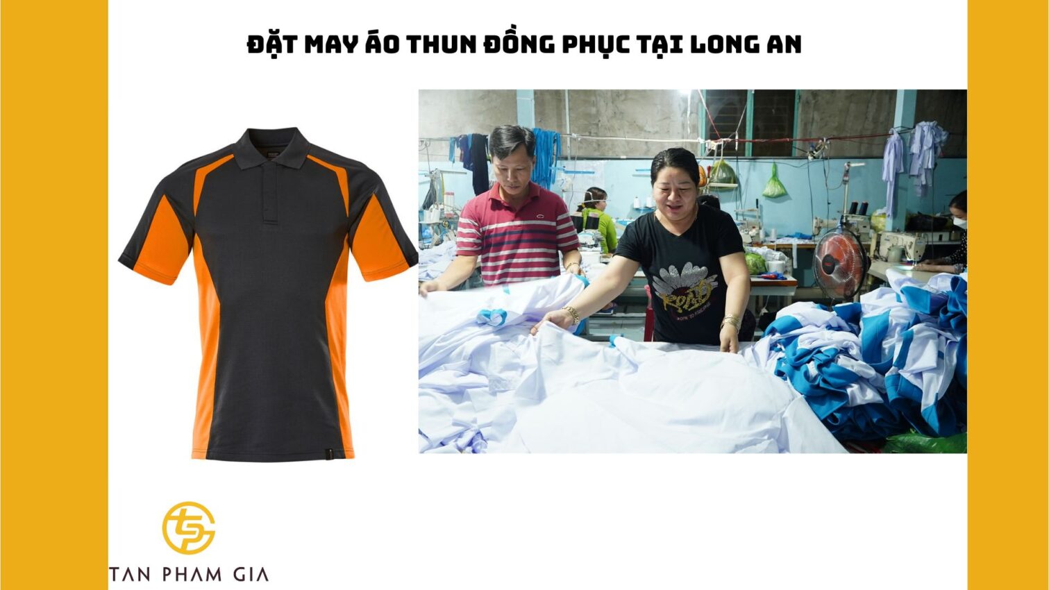 Đặt may áo thun đồng phục tại Long An