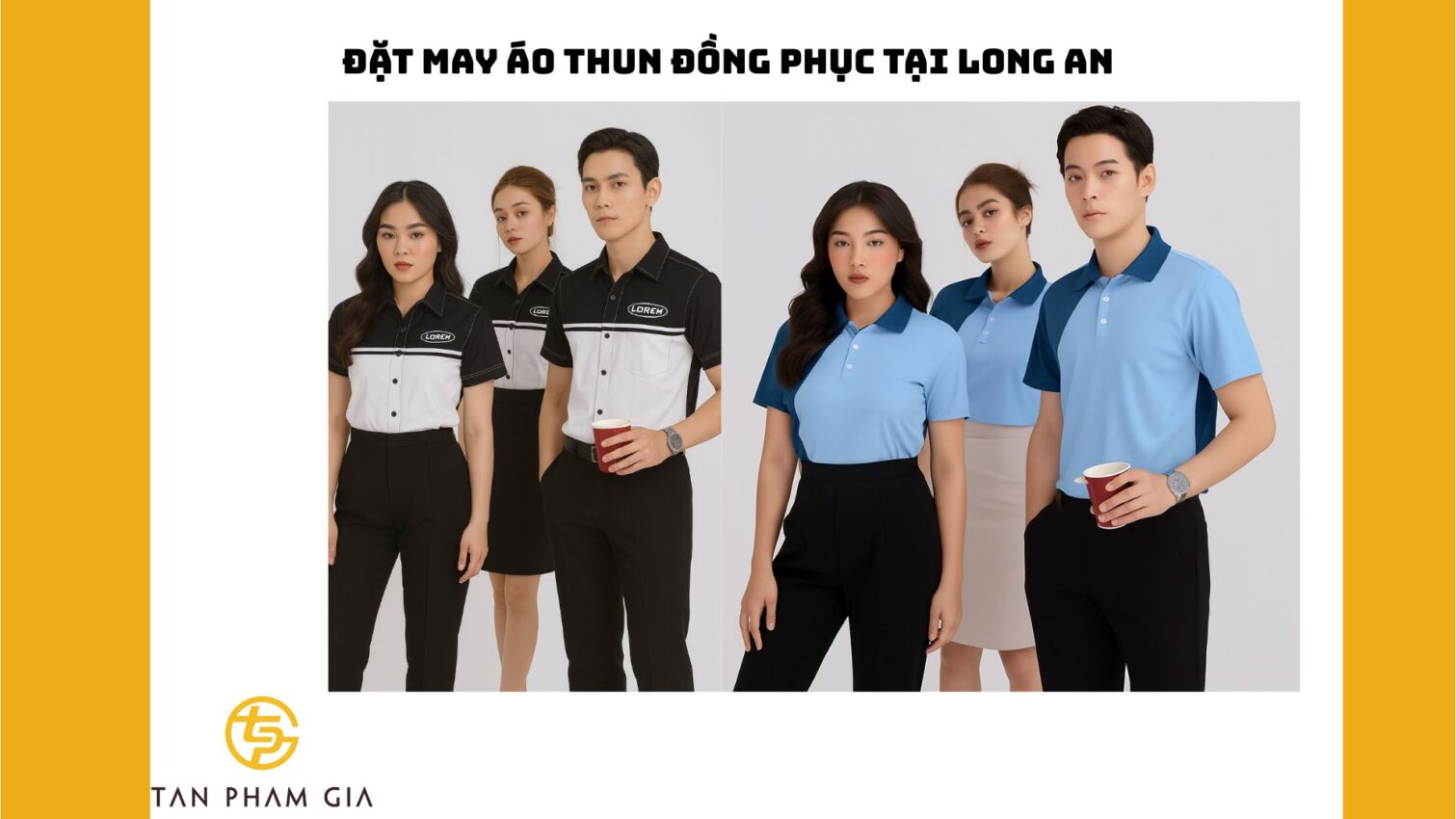 Đặt may áo thun đồng phục tại Long An