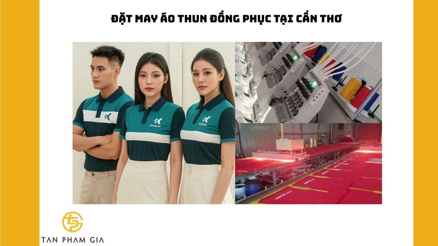Đặt may áo thun đồng phục tại Cần Thơ