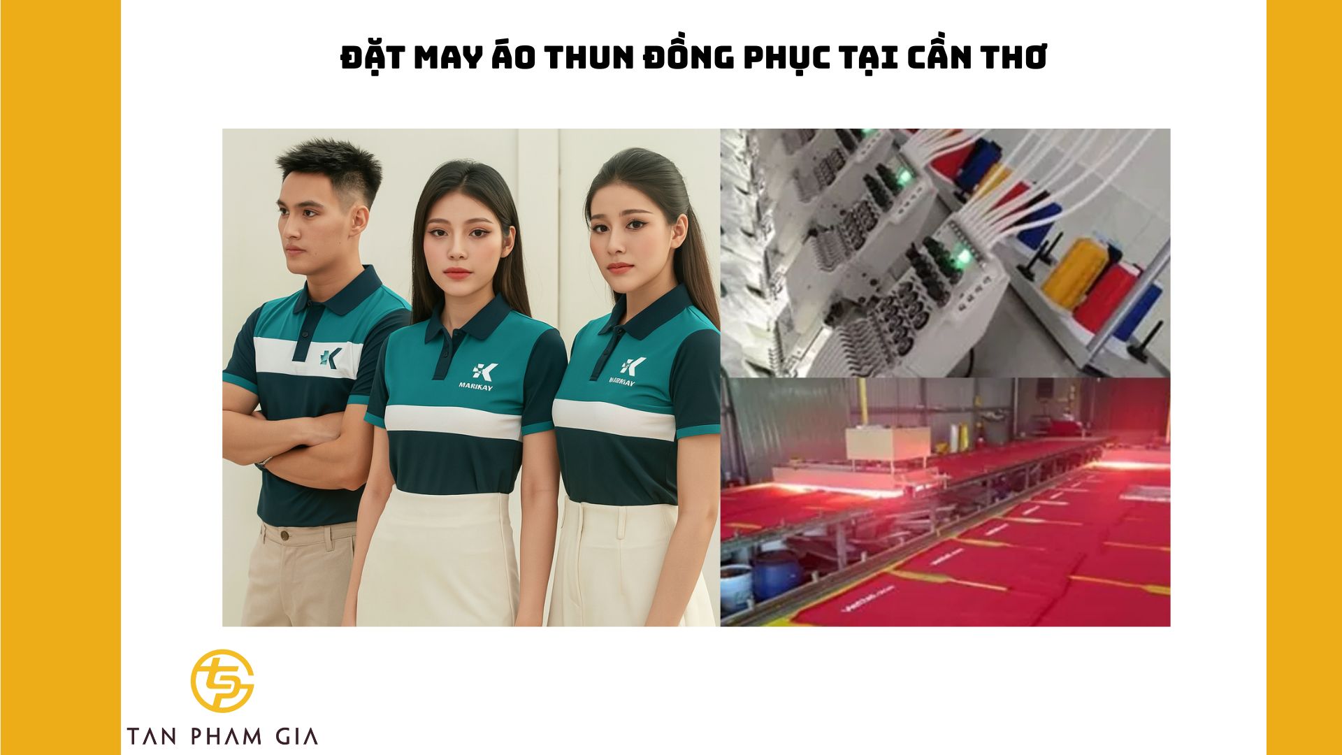 Đặt may áo thun đồng phục tại Cần Thơ