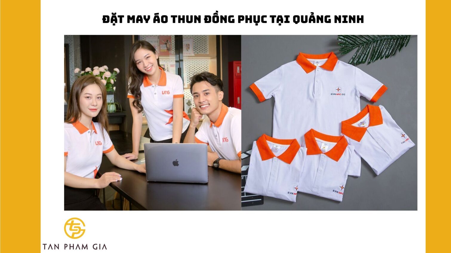 Đặt may áo thun đồng phục tại Quảng Ninh