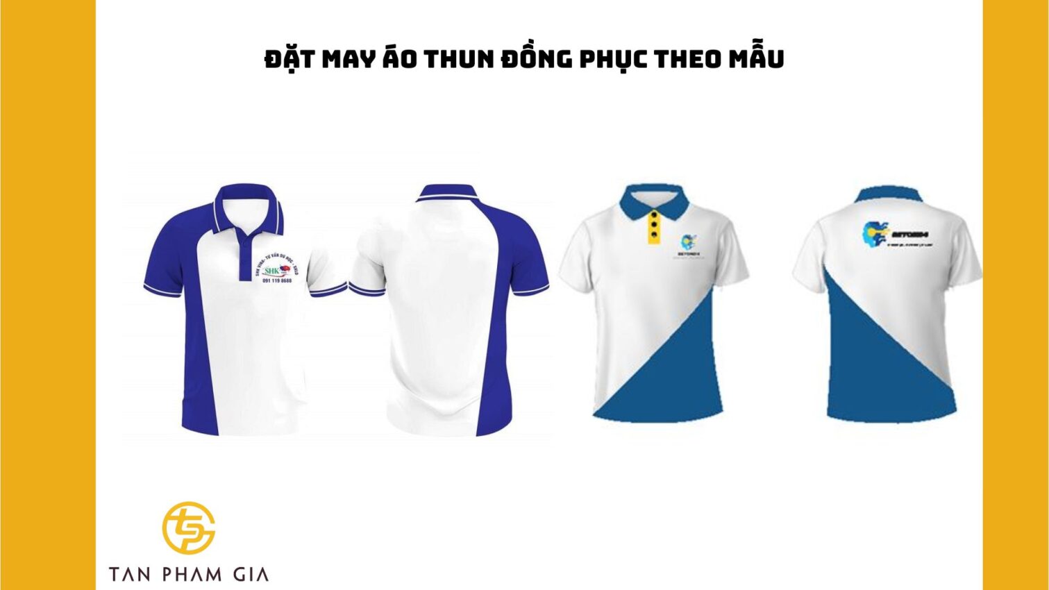 Đặt may áo thun đồng phục theo mẫu