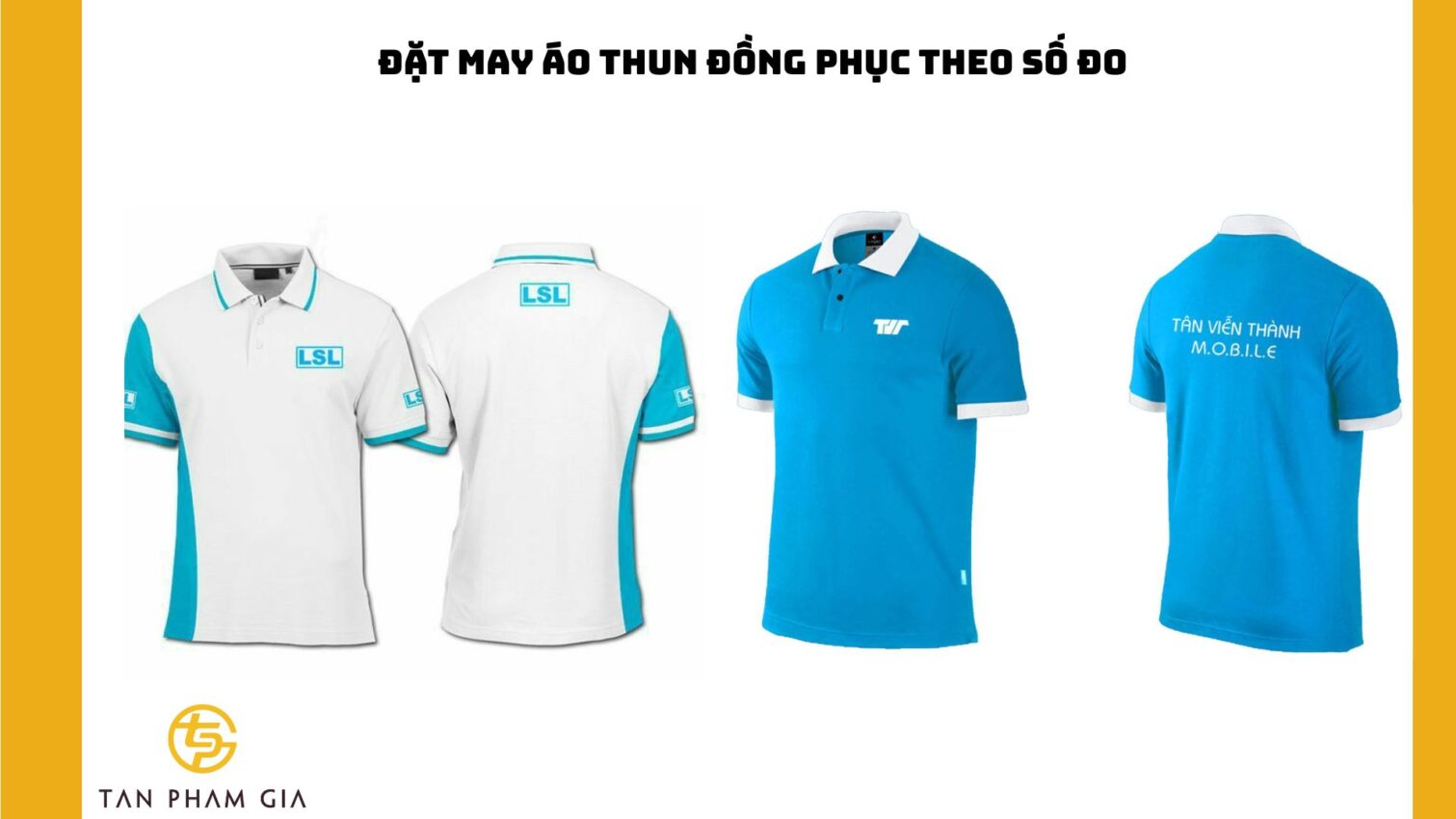 Đặt may áo thun đồng phục theo số đo