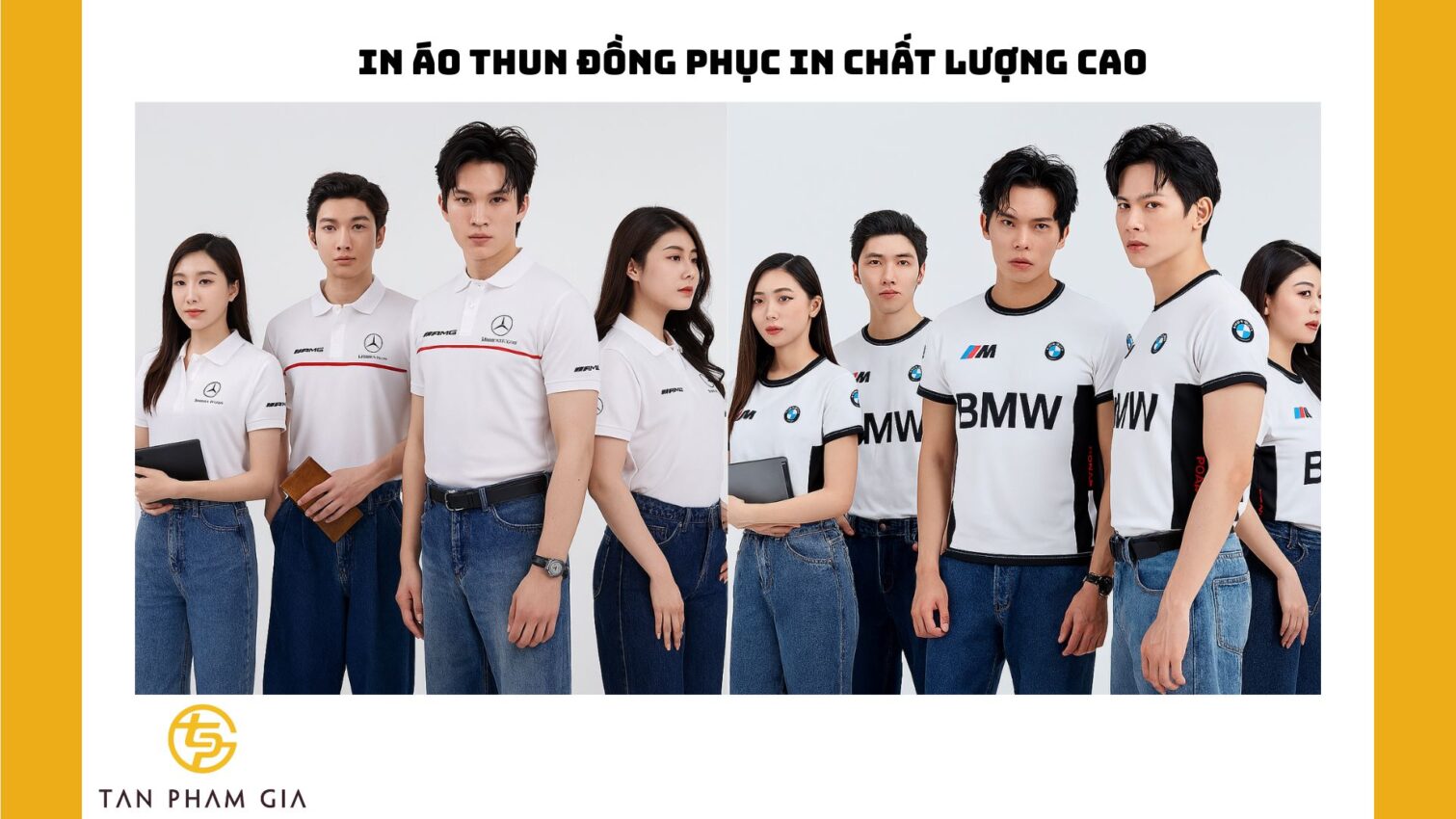 In áo thun đồng phục in chất lượng cao
