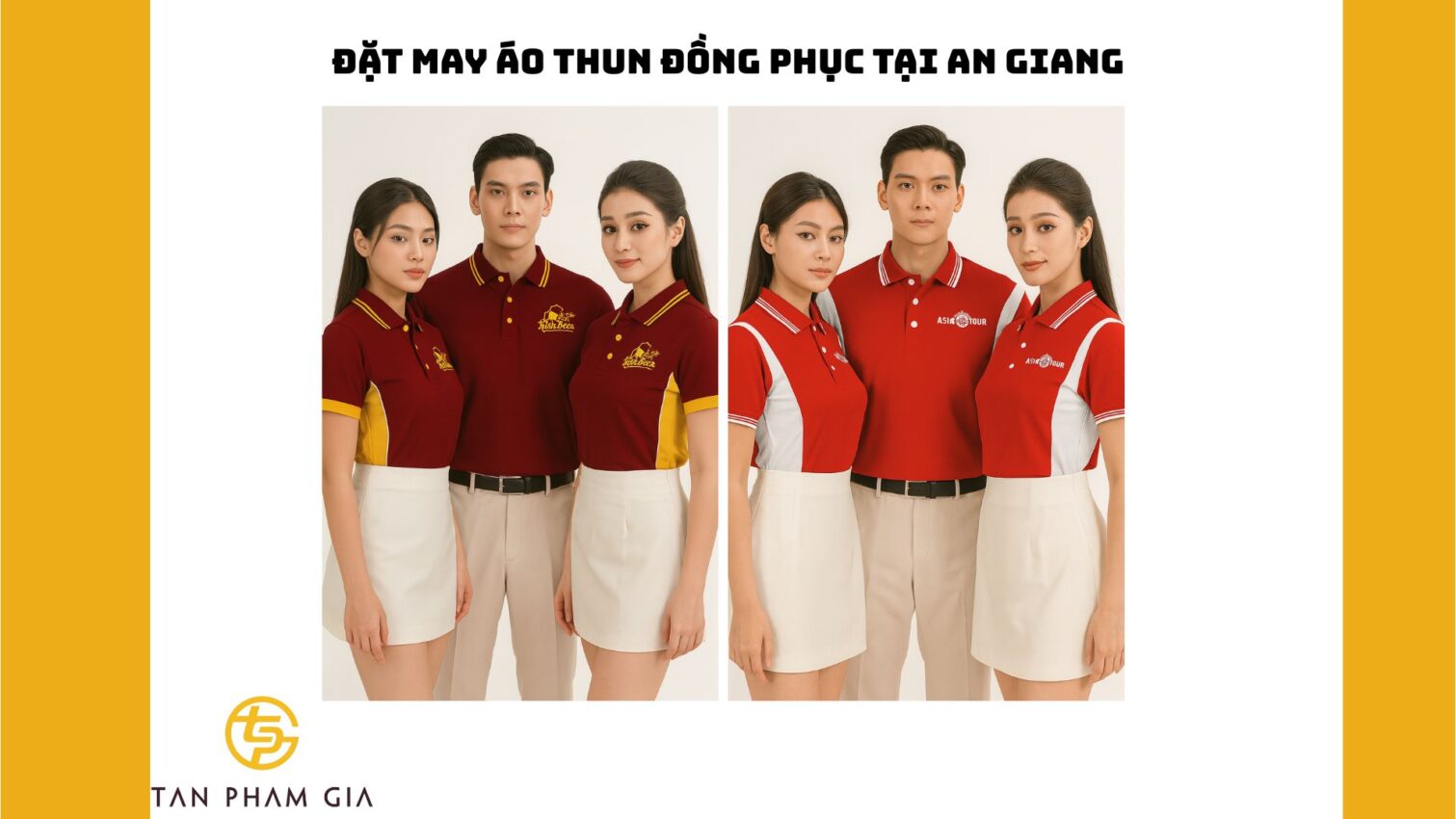 Đặt may áo thun đồng phục tại An Giang