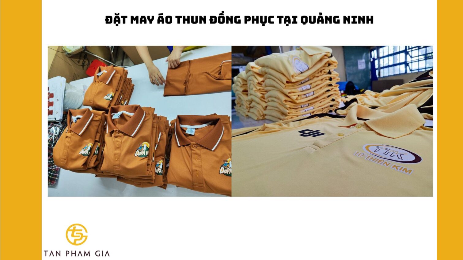 Đặt may áo thun đồng phục tại Quảng Ninh