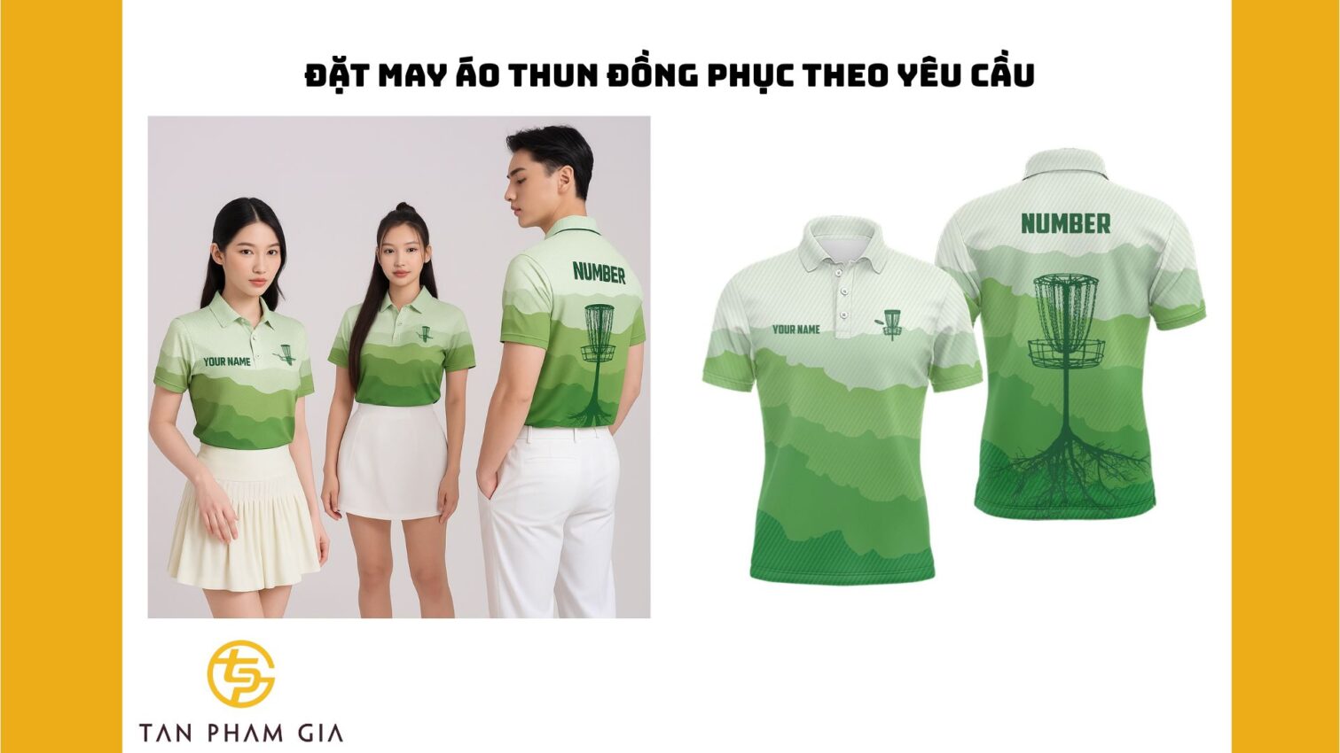 Đặt may áo thun đồng phục theo số đo