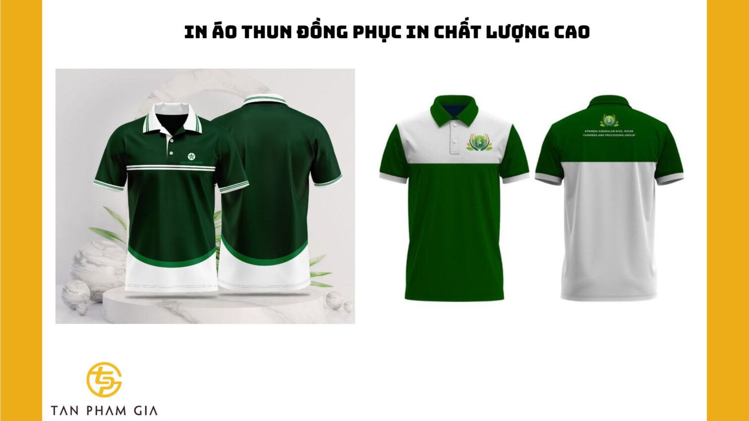 In áo thun đồng phục in chất lượng cao