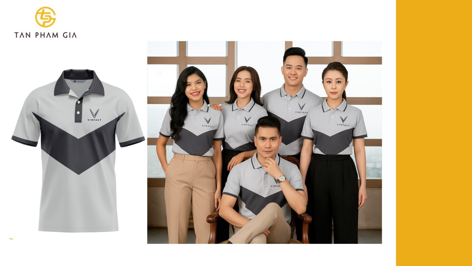 Mẫu áo thun đồng phục đi sự kiện phong cách riêng