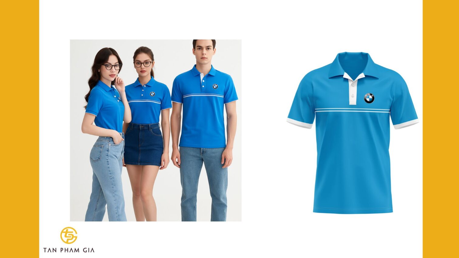 Mẫu áo thun đồng phục đi sự kiện phong cách riêng