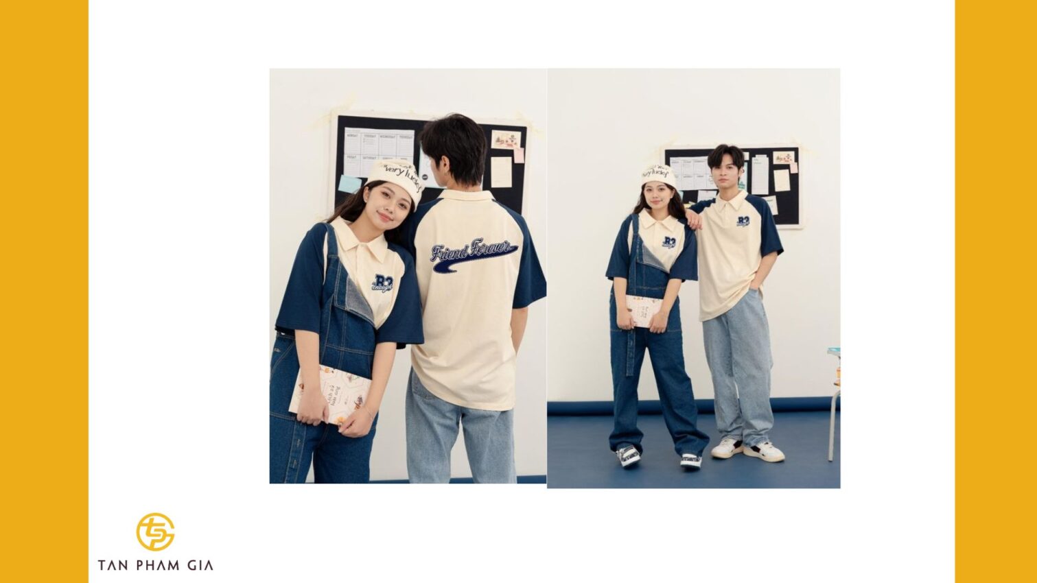 Mẫu áo thun đồng phục phong cách Gen Z cá tính