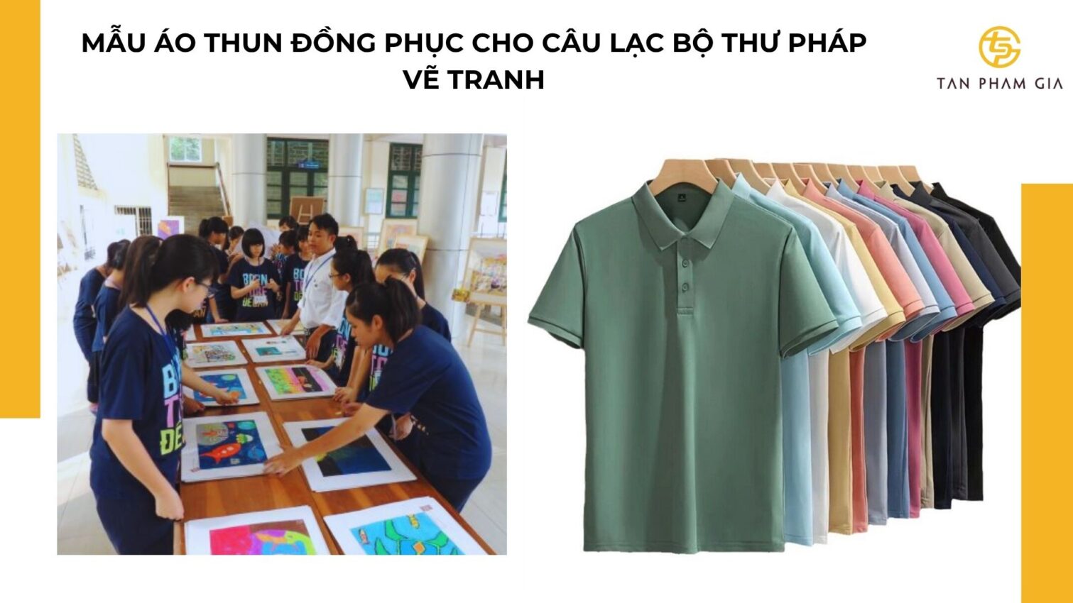 mẫu áo thun đồng phục cho Câu lạc bộ thư pháp – vẽ tranh