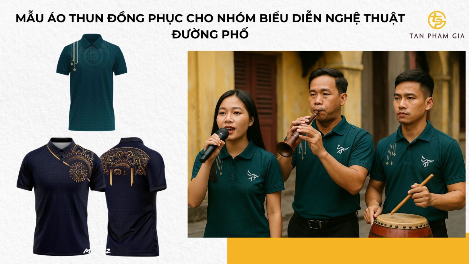 mẫu áo thun đồng phục cho Nhóm biểu diễn nghệ thuật đường phố