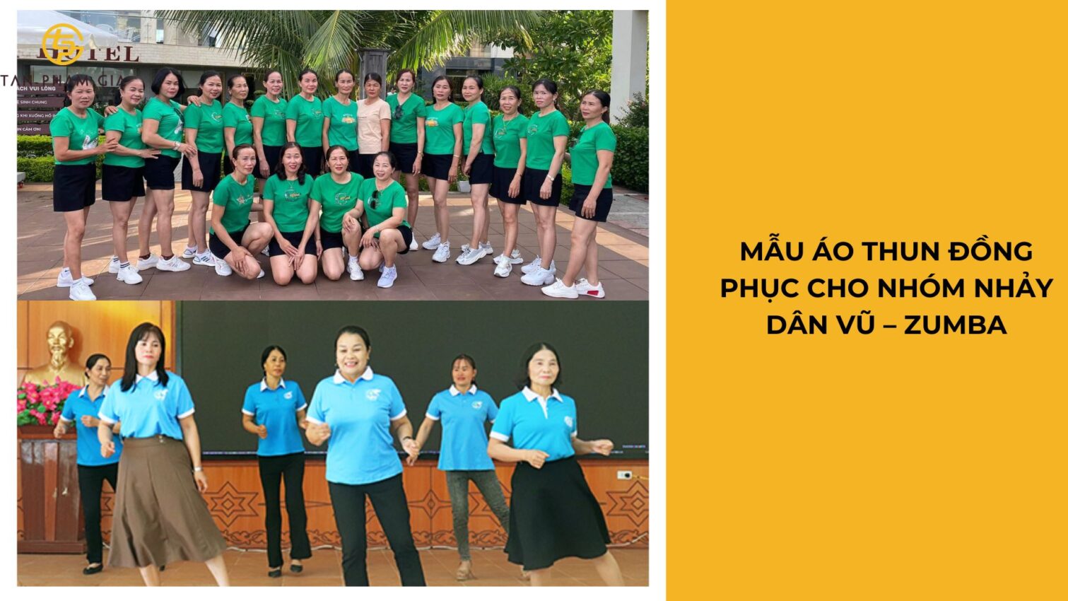 mẫu áo thun đồng phục cho Nhóm nhảy dân vũ – Zumba