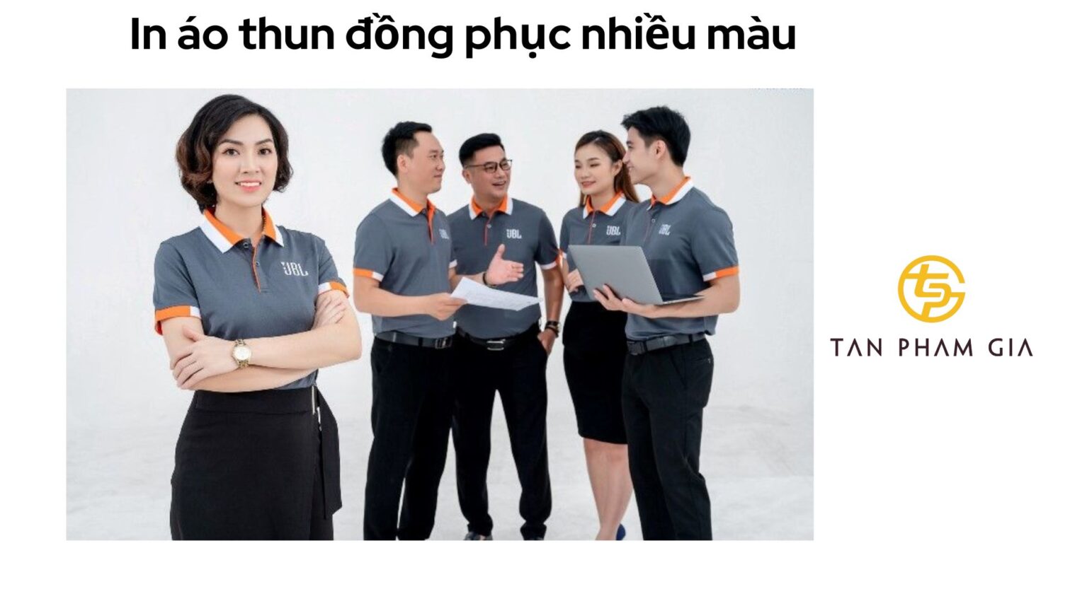 In áo thun đồng phục nhiều màu