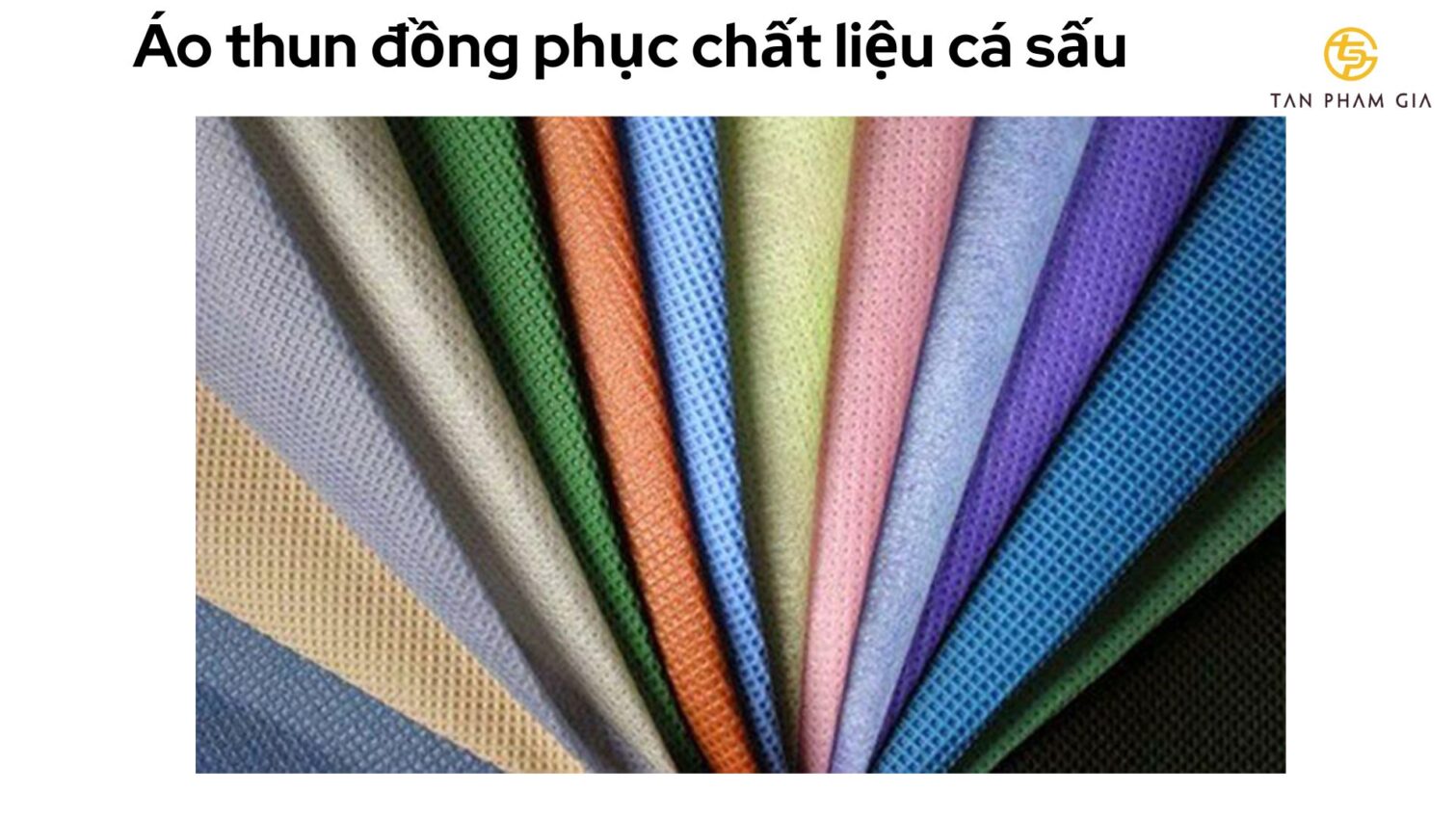 Áo thun đồng phục chất liệu cá sấu